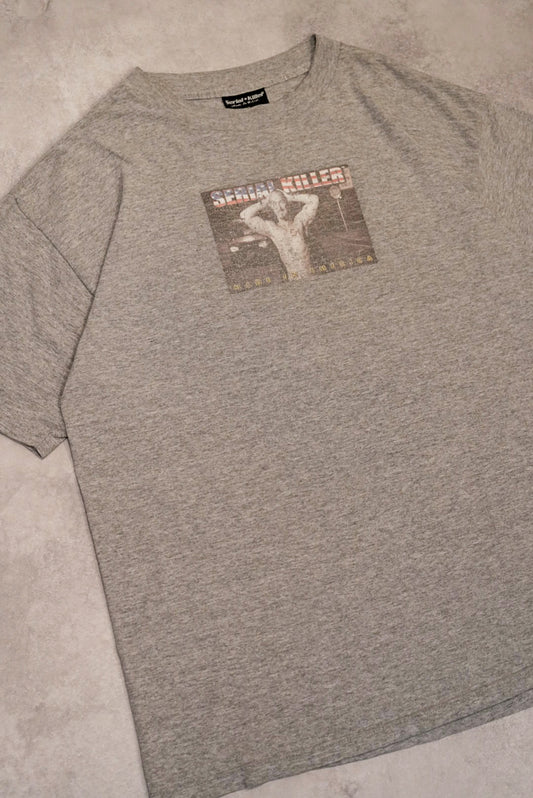 SERIAL KILLER American History X 90s Grey T-Shirt Size XL