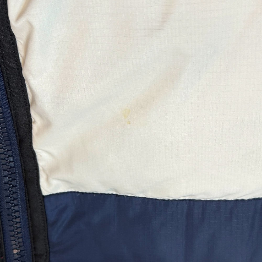 TOMMY HILFIGER Down Coat Navy Red White Size XS