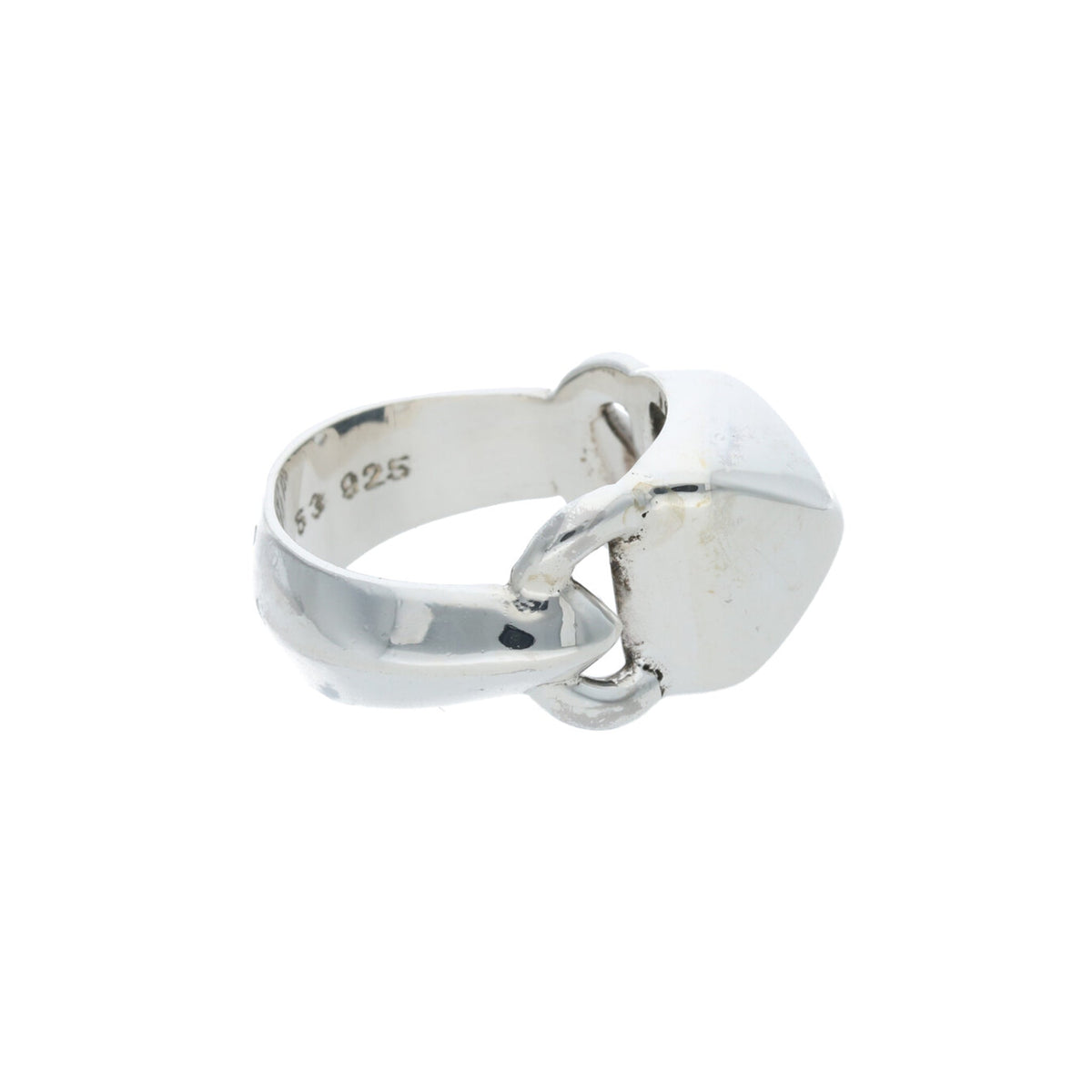 Hermes HERMÈS 2000s Silver Gold Ring 925