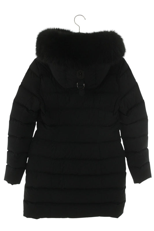 Mackage Calla-BX Fox Fur Nylon Down Coat Black Size S