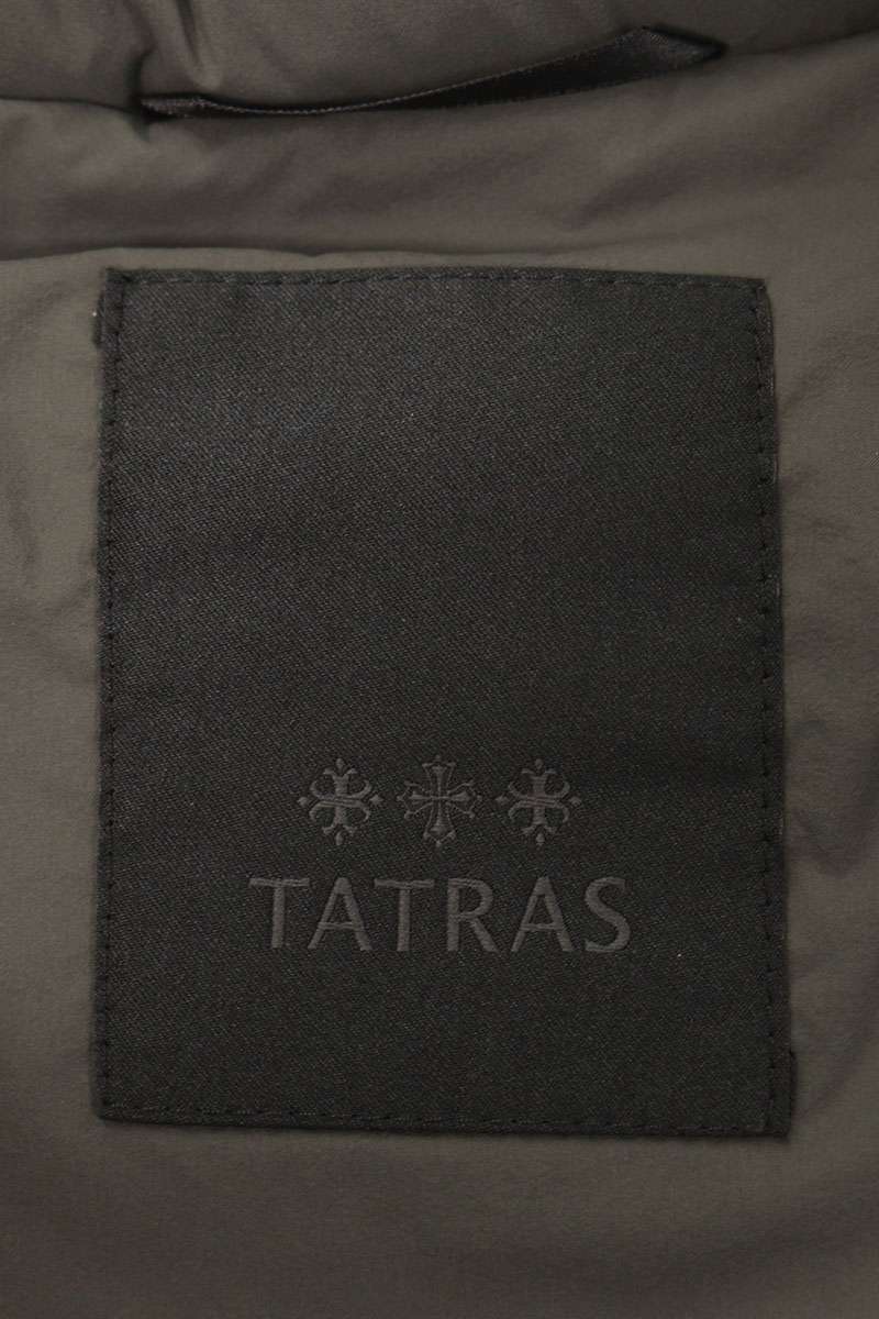 TATRAS 21AW Cropped Fur Hooded Jacket Gray Size 1
