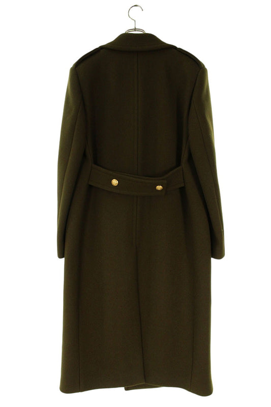 CELINE Metal Button Coat Khaki Size 36