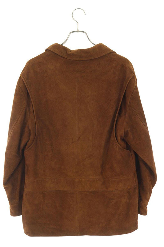 miumiu Brandy Suede Jacket Brown Size 38
