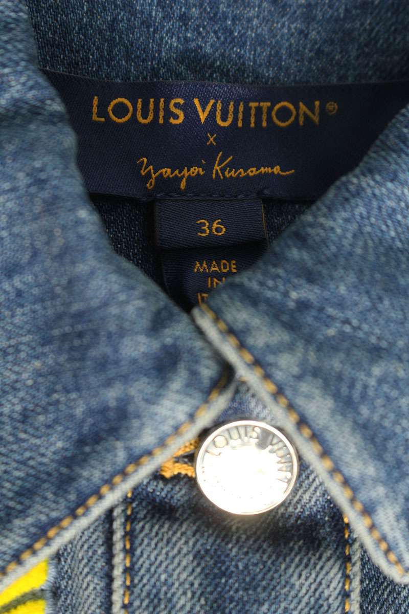 Louis Vuitton x Yayoi Kusama Denim Jacket Size 36