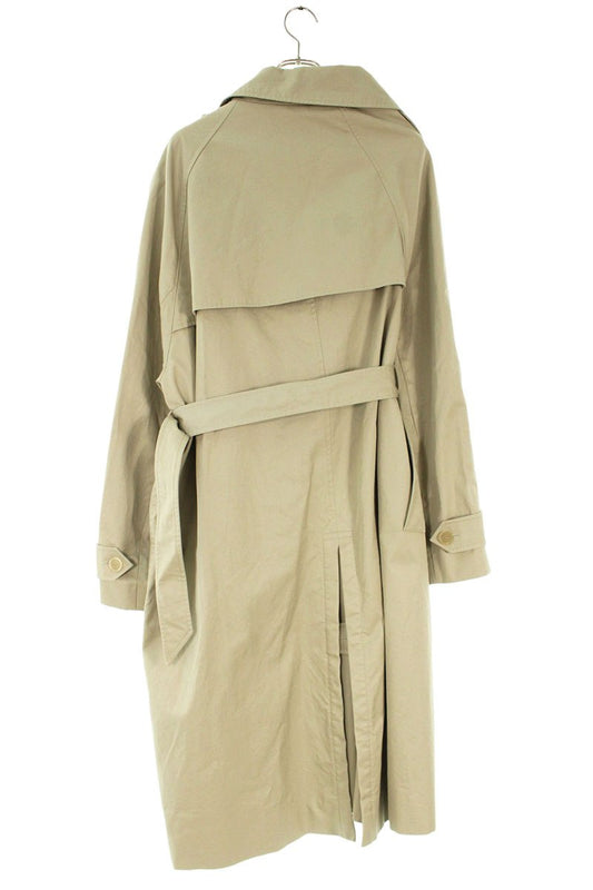 Balenciaga Oversized Cotton Trench Coat Beige Size XS