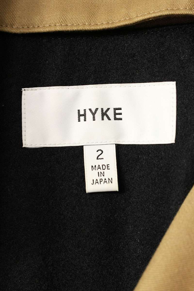 HYKE Beige Cotton Lined Trench Coat Size 2