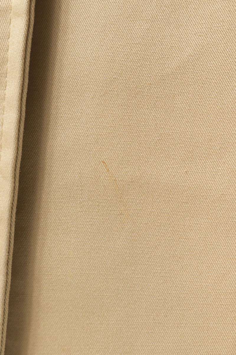 Thom Browne Beige Cotton Tricolor Balmacaan Coat Size 38