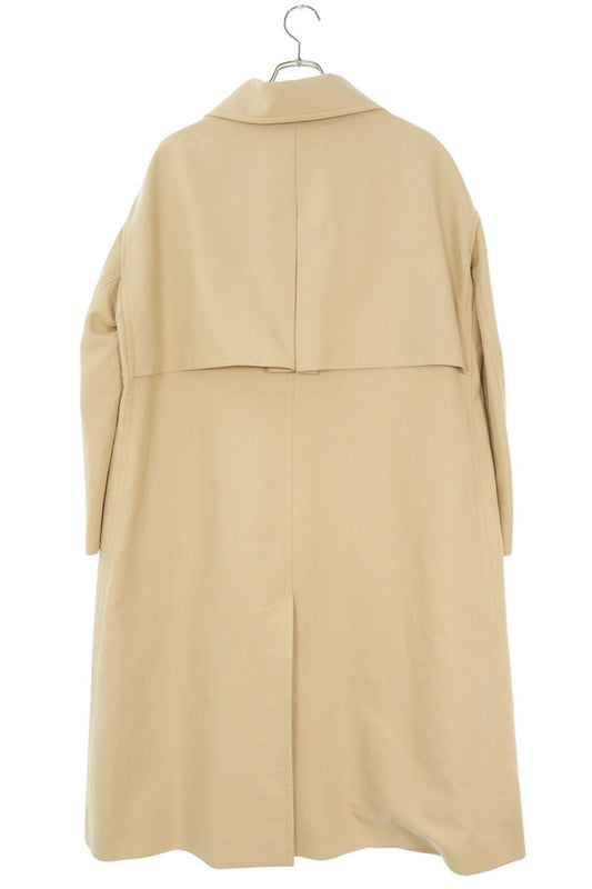 Vintage KATE Beige Cotton Balmacaan Coat Silk Lined Size 6