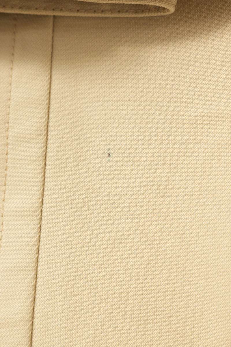 Vintage KATE Beige Cotton Balmacaan Coat Silk Lined Size 6