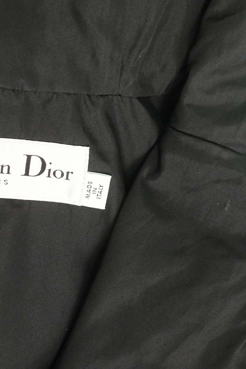 Christian Dior Black Polyester Anorak Jacket Size S
