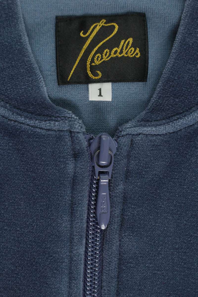 Needles Blue Sideline Velour Track Blouson Size 1
