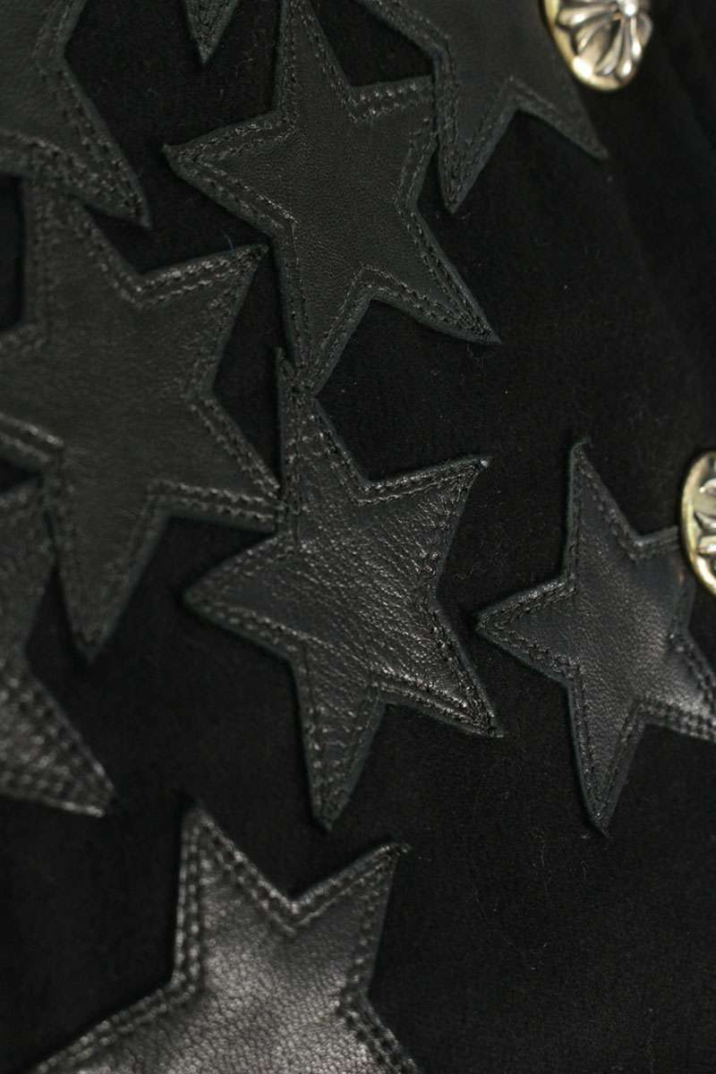 Chrome Hearts Letterman Star Patch Sleeve Jacket Size M
