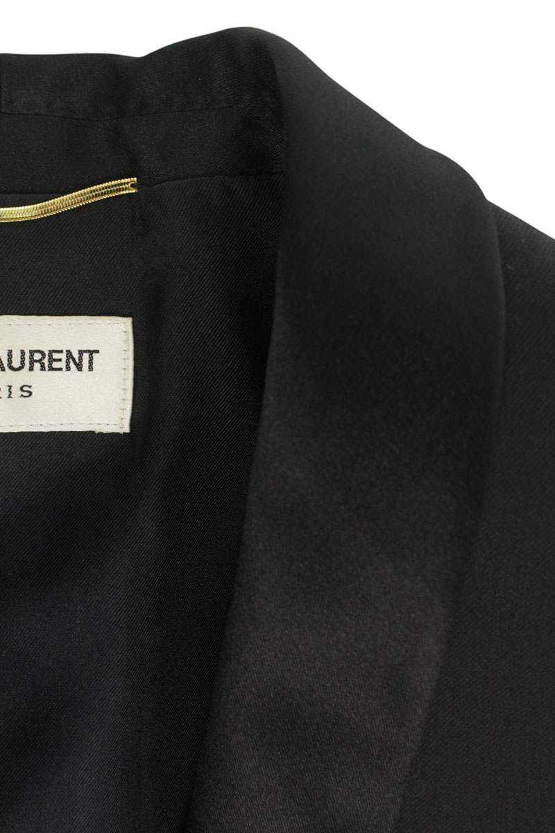Saint Laurent Paris Smoking Spencer 13SS Black Size 34