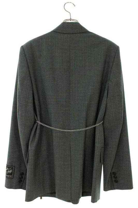Alexander Wang Chain 3-Button Blazer Grey Size S