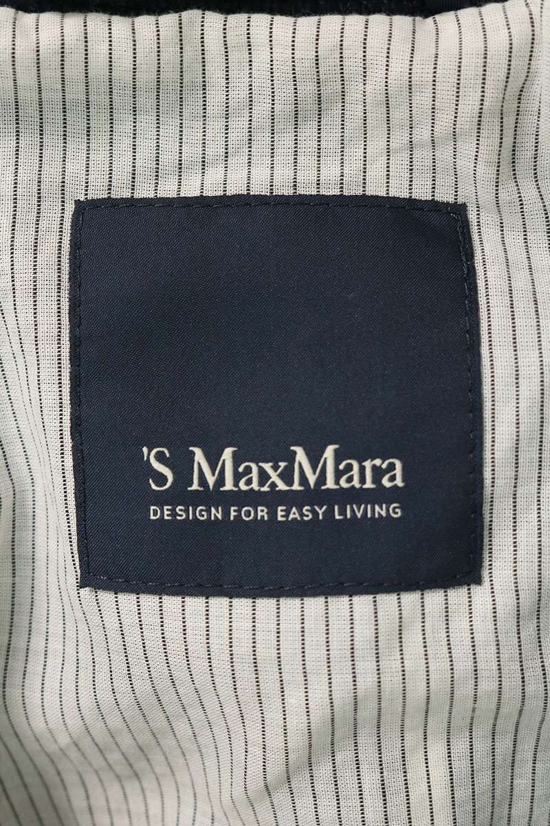 Vintage Cotton Linen Navy Jacket Size 38