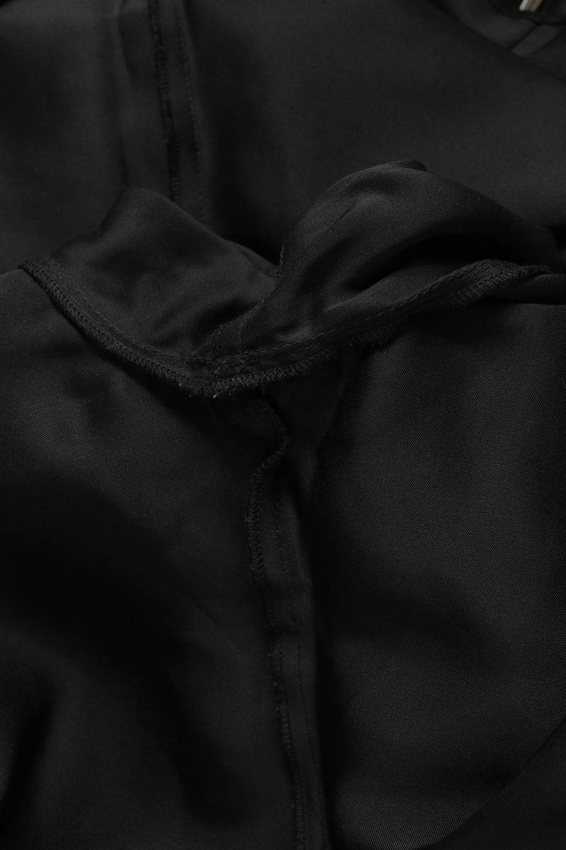 ACNE STUDIOS Rayon Silk Long Sleeve Shirt Black Size 36
