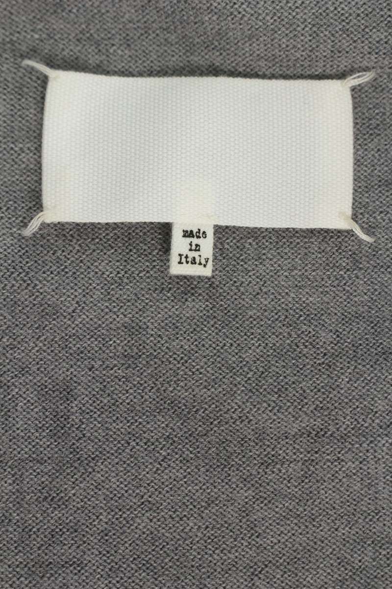 Maison Margiela Harmony Ribbon Cardigan Gray Wool Size S