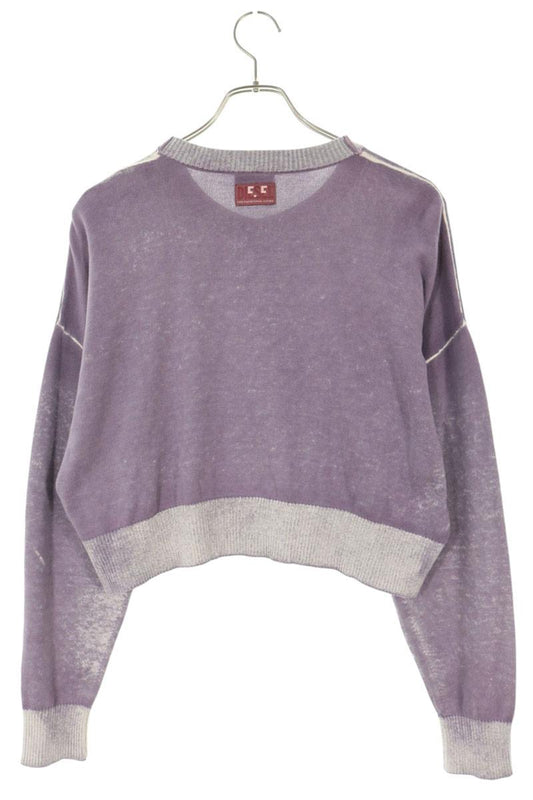 DIESEL M-CAROLINA Cotton Bicolor Crewneck Cardigan Size XS