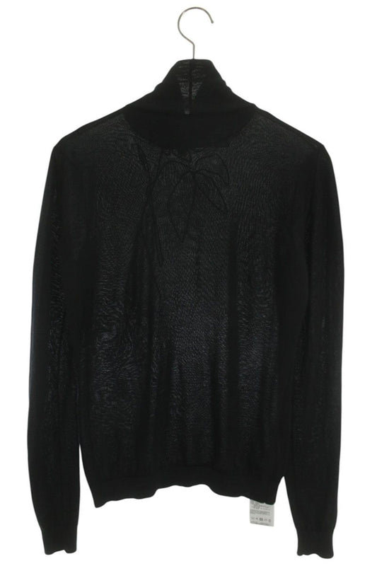 Giorgio Armani Embroidered Cashmere Neck Sweater Size 38