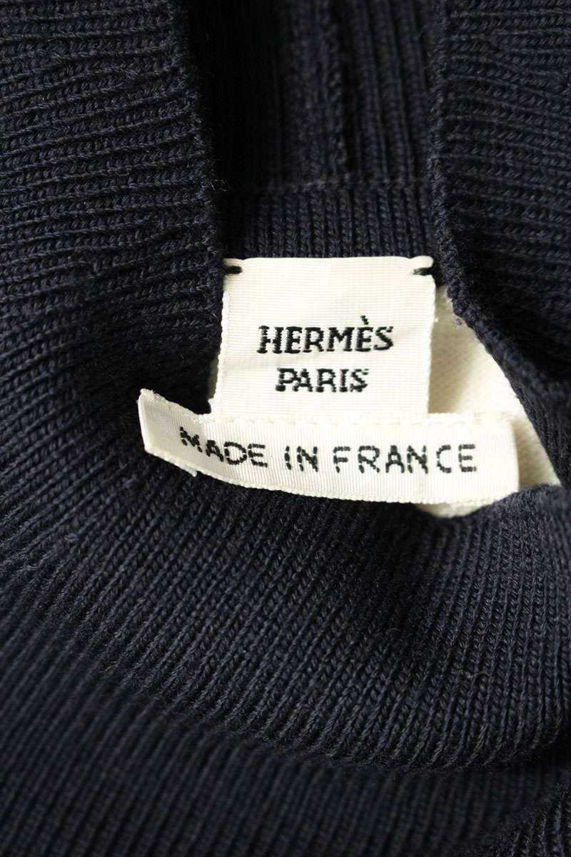 Hermes MORS A JOUETS DETOURE Silk Wool Sweater Size 34