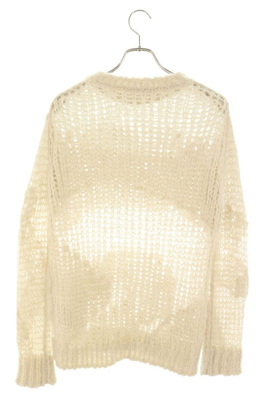 Acne Studios Mohair Blend Crewneck Knit Off-White Size XS