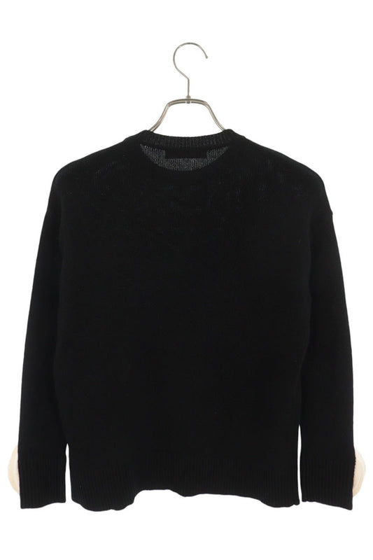Valentino Floral Applique Wool Knit Sweater & White Size XXS