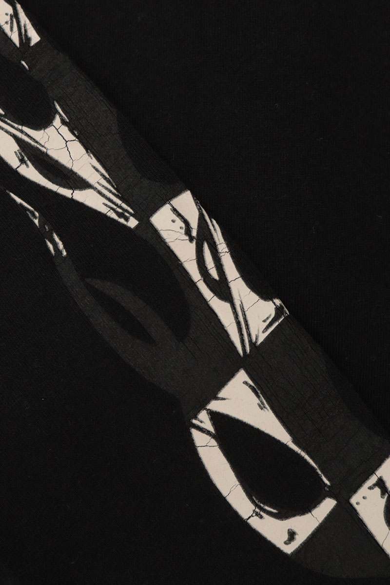Chrome Hearts 99EYES Fire Print Long Sleeve Cutsew Size S