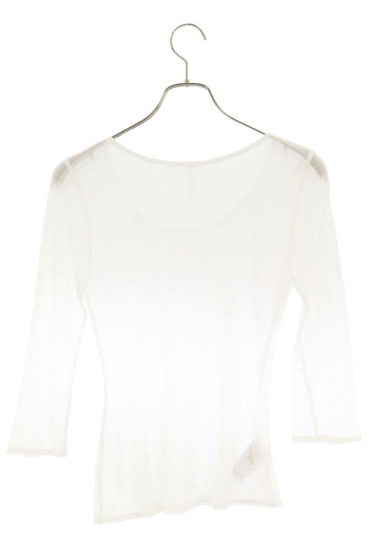 Chrome Hearts Heart Charm Lyocell Long Sleeve Top Size S