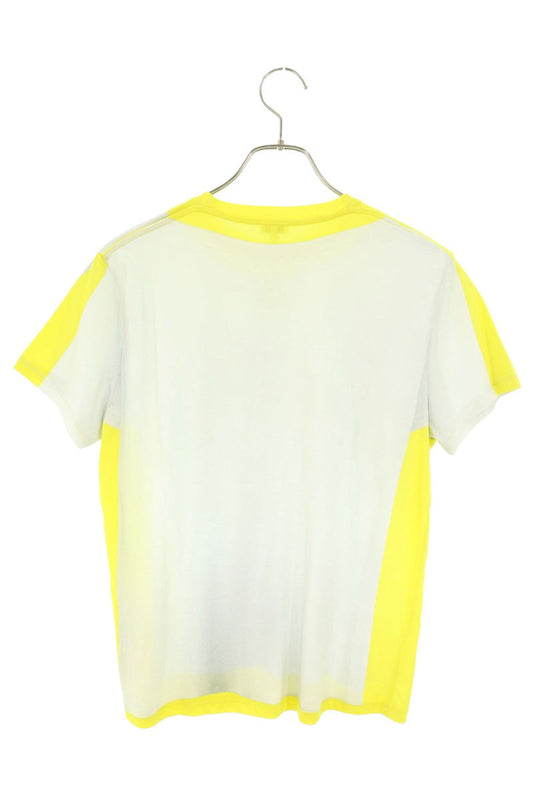 Loewe Anagram Embroidery T-Shirt Grey/Yellow Size XS
