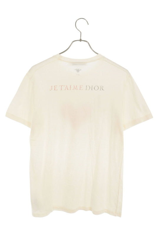 Christian Dior JE T'AIME Off-White Red Size L
