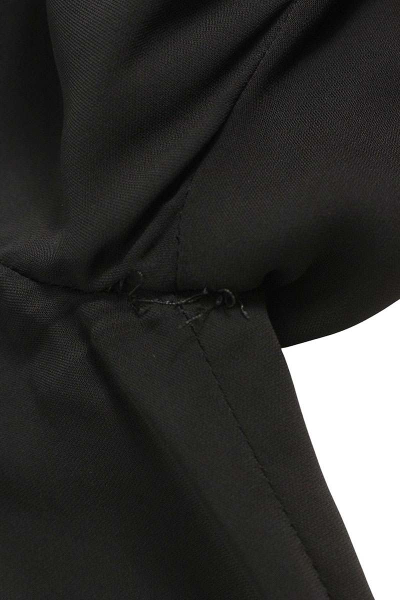 Valentino Black Rayon Blend Wrap Dress Size 36