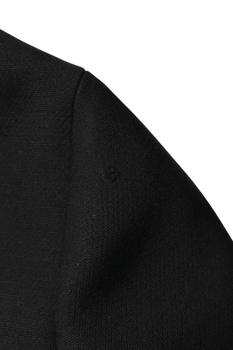 Christian Dior Black Wool Silk Button Dress Size 34