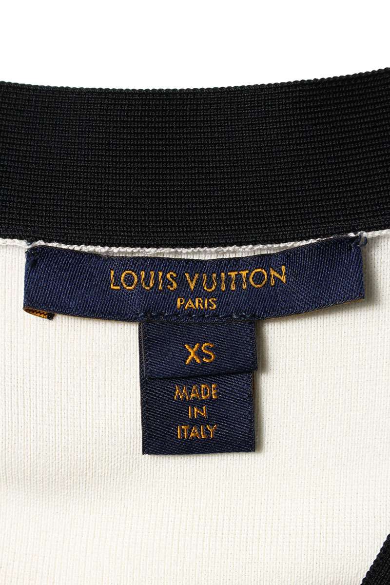 Louis Vuitton Long Knit Dress Black Multicolor Size XS