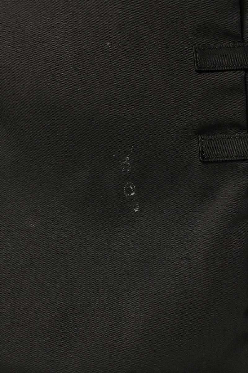 Prada Triangle Logo Plate Nylon Dress Black Size 36