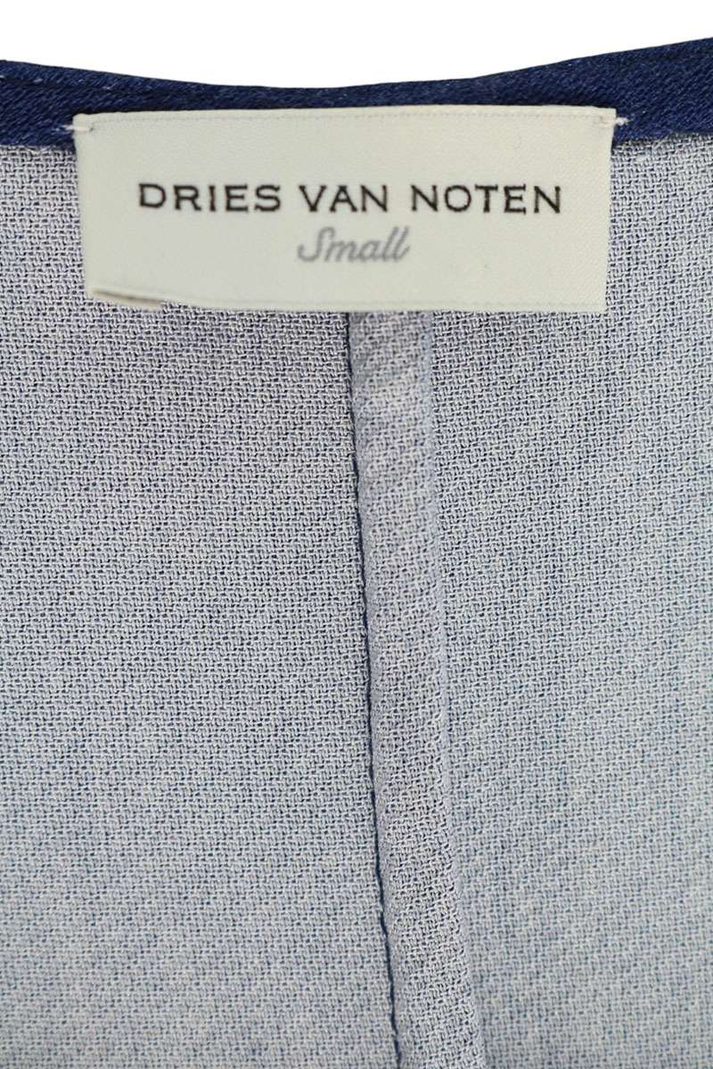 Dries Van Noten 21SS Trompe L'oeil Print Dress Size S