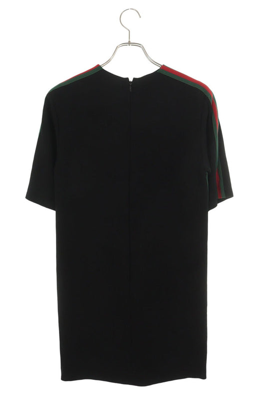 Gucci Black Web Stripe Midi Dress Size 36