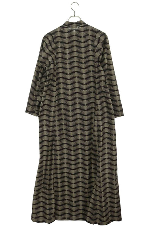 Dries Van Noten Purple All-Over Pattern Cotton Dress Size 34