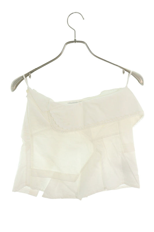 Miu Miu FROM THE RUNWAY Slub Poplin Top White Size 40