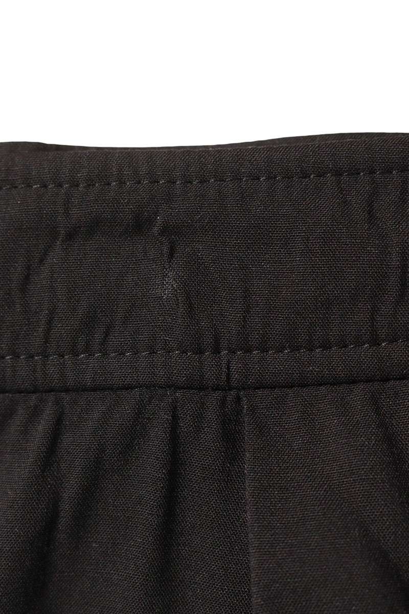 Hermes Black Back Ring Belt Wool Pants Size 36