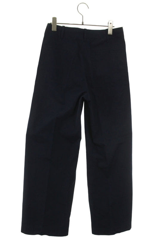 Dries Van Noten Navy Cotton Wide Pants Size 34