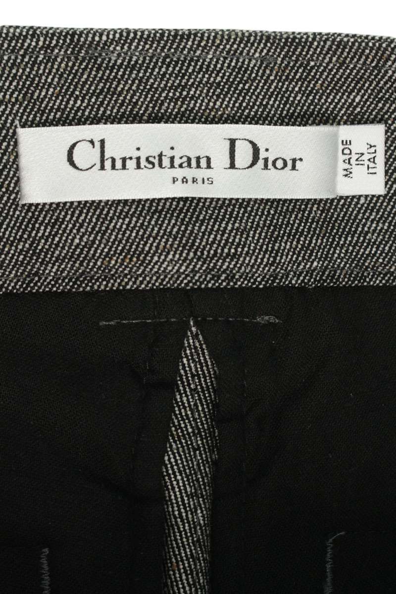 Christian Dior Gray Cotton Button Fly Shorts Size 34