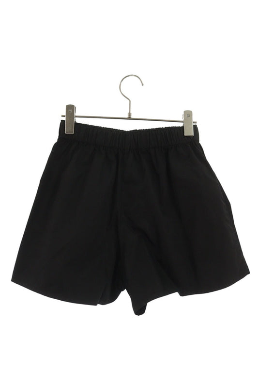 Prada Triangle Logo Plate Nylon Shorts Black Size 38