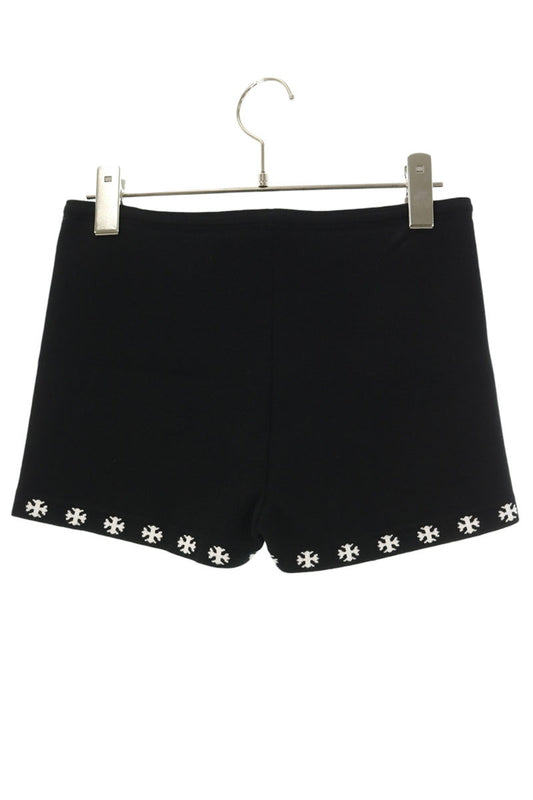 Chrome Hearts CH Plus Scroll Bolo Tip Rayon Shorts Size M