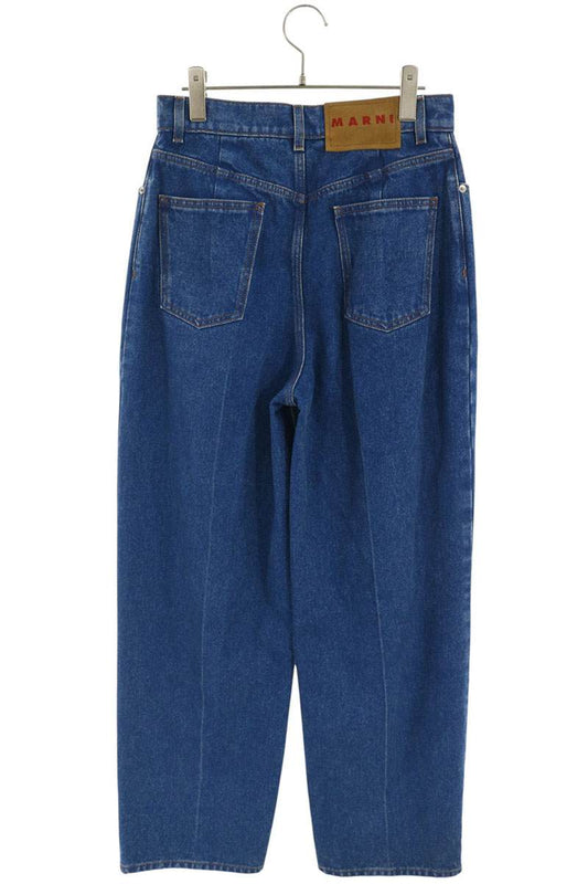 MARNI Logo Patch Denim Jeans Indigo Size 38