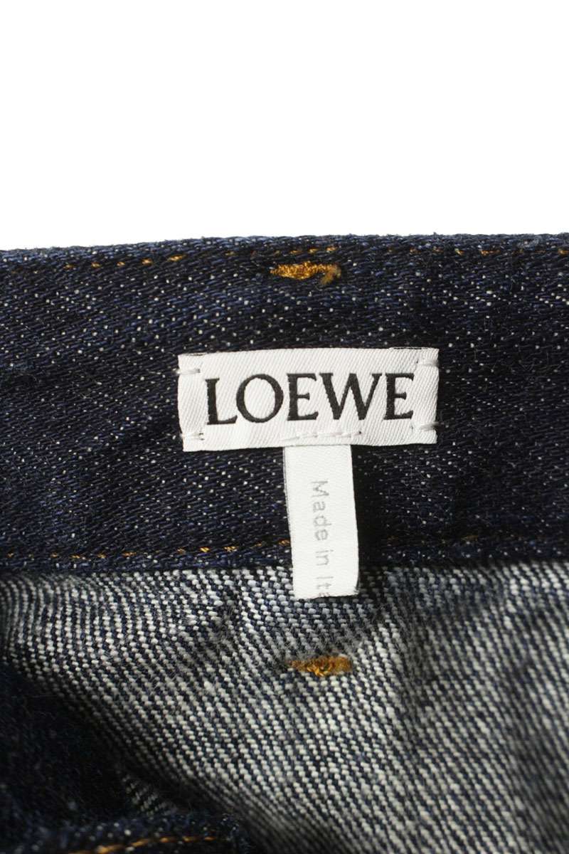 Vintage Indigo Anagram Patch Skirt Size 34
