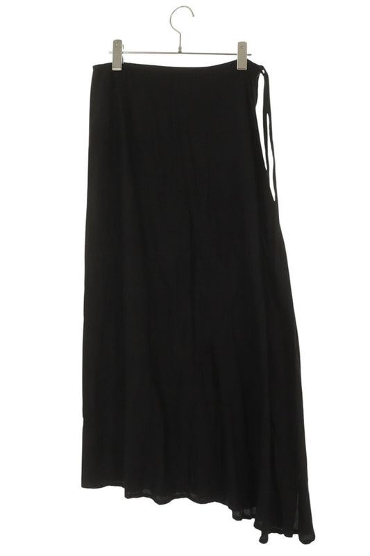 Yohji Yamamoto Rayon Cotton Skirt Black Size 2