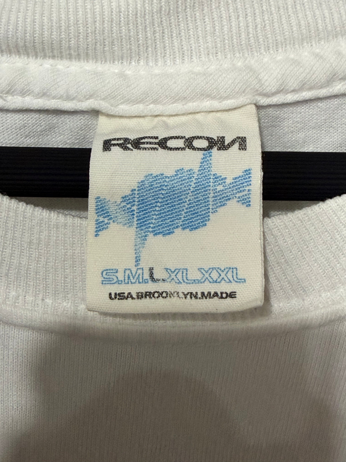 RECON Multi Graffiti Logo T-Shirt White Size L