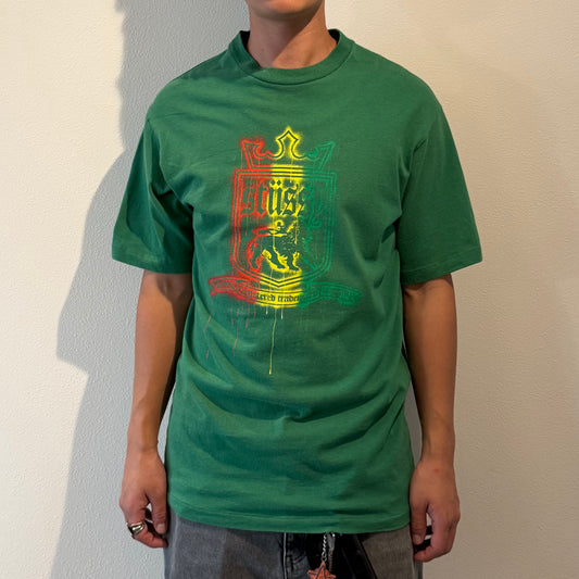 Stussy 00s Rasta Green Cotton Size M