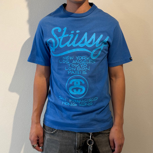 Stussy 00s Blue Cotton Size S