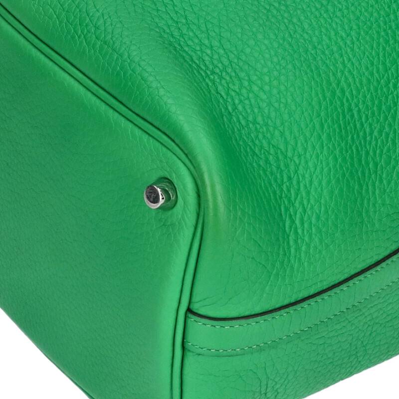 HERMES Picotin PM Taurillon Clemence Green Size ONE SIZE